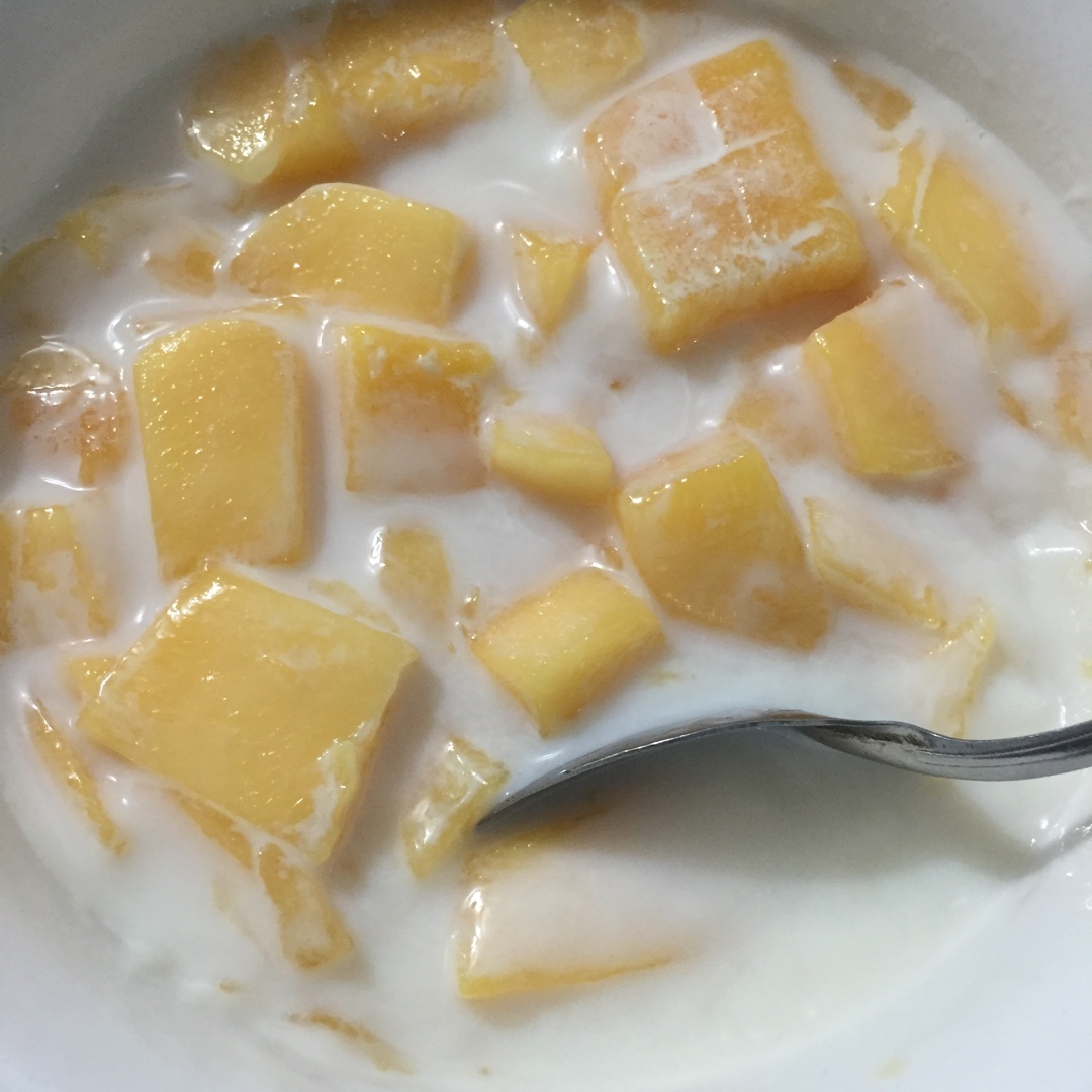 芒果牛奶果冻