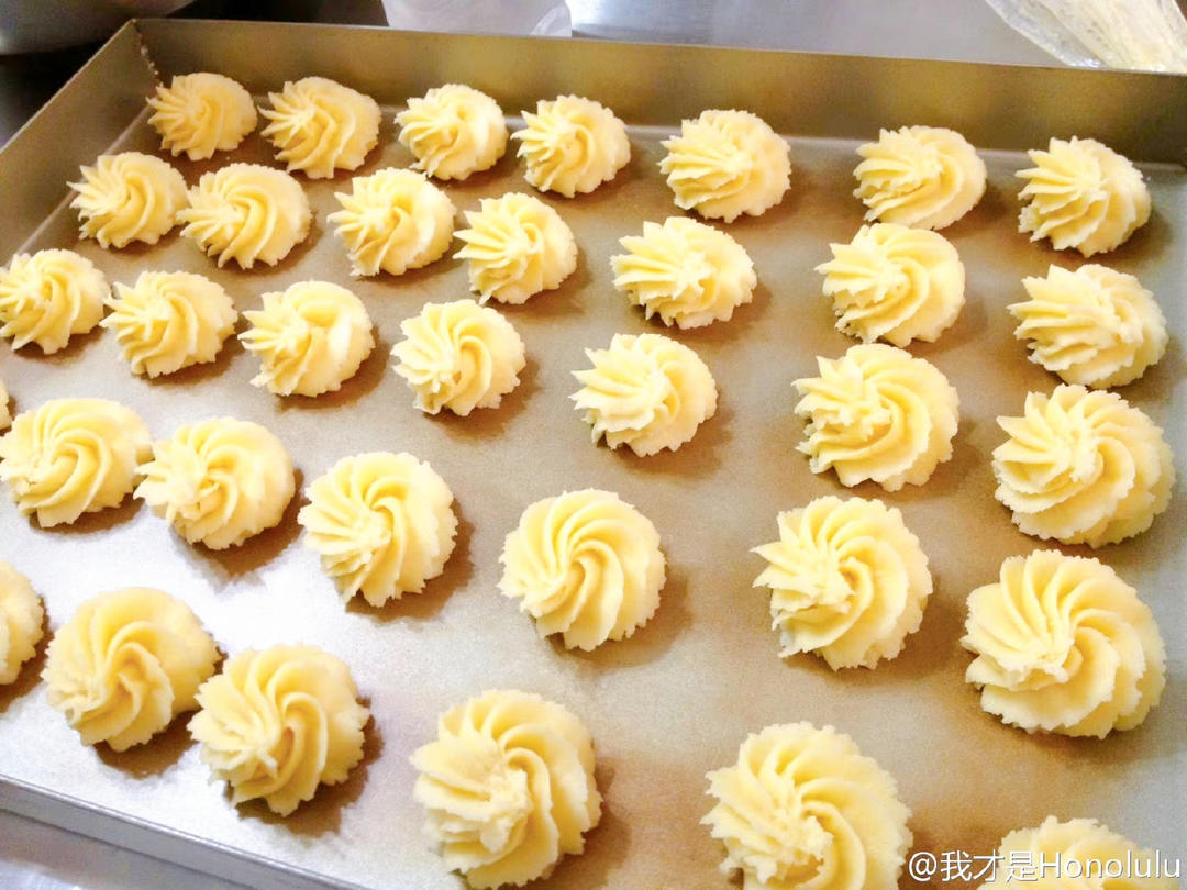 超级酥香的奶香曲奇