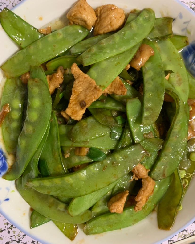 家常荷兰豆炒肉