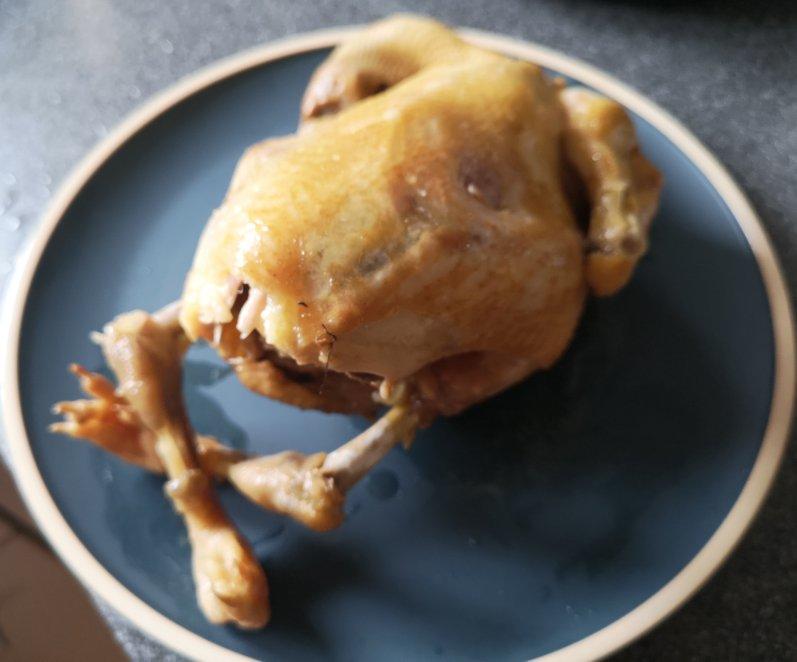 电饭煲版盐焗鸡