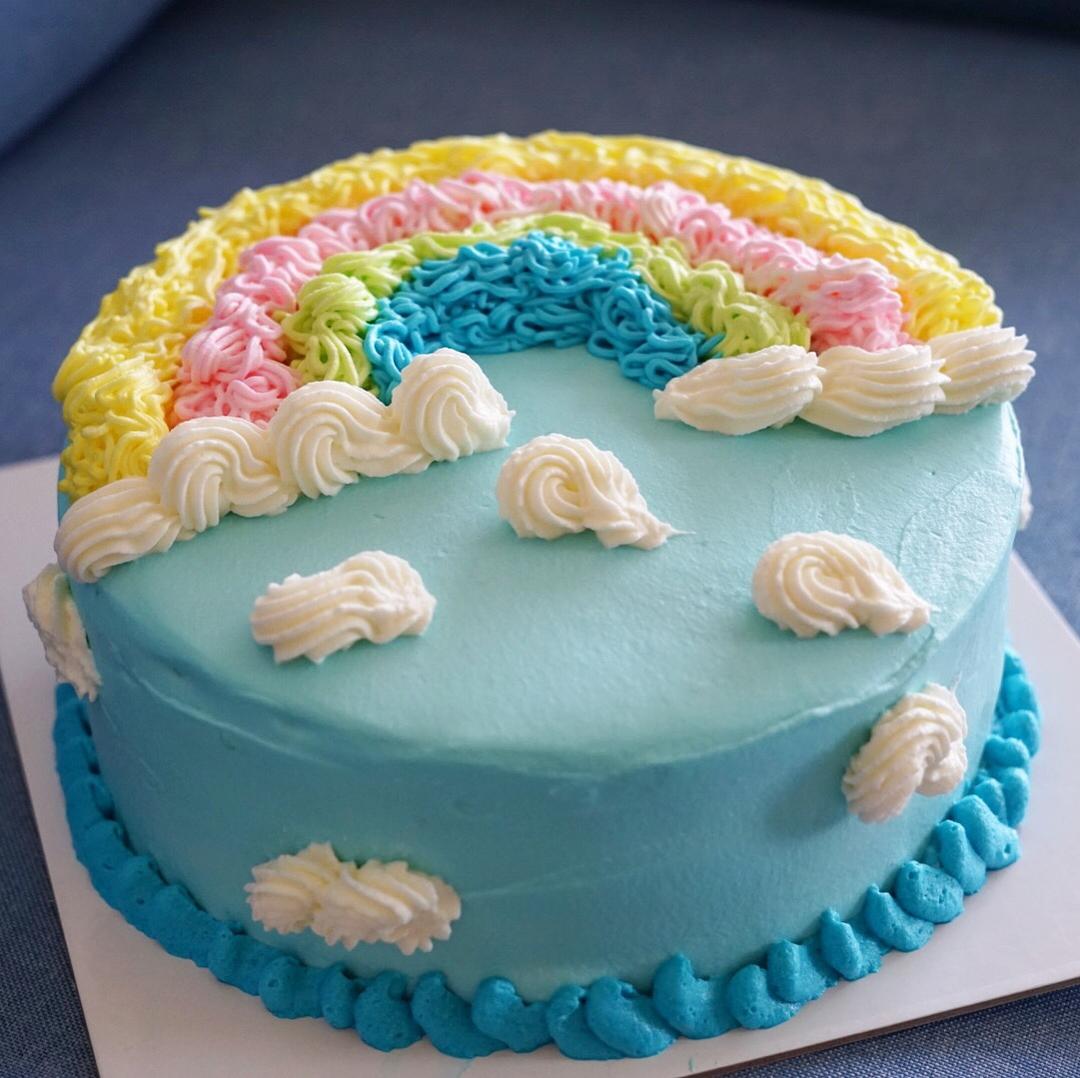 sheren44做的彩虹蛋糕