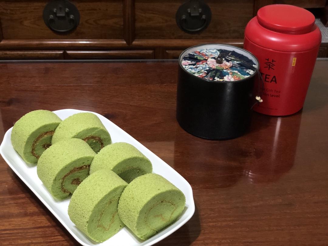 蛋糕卷.....一抹清新的绿色