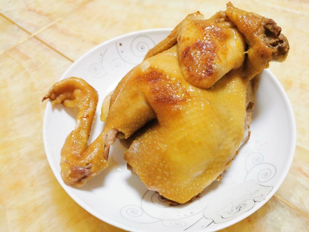 电饭煲盐焗手撕鸡