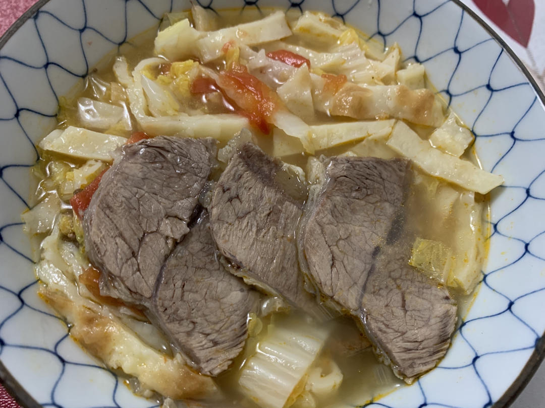 西红柿鸡蛋烩饼