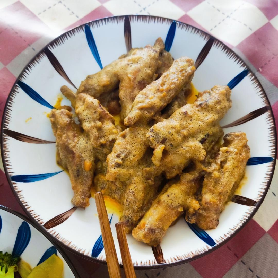 金沙鸡翅【咸蛋黄焗鸡翅】