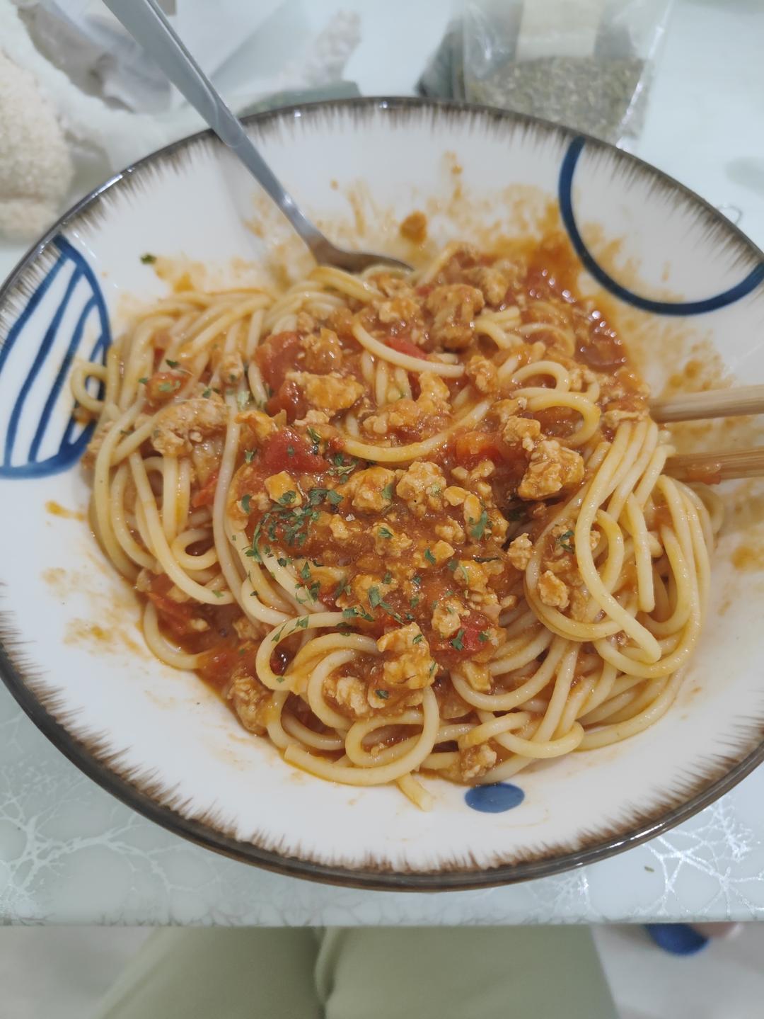 番茄肉酱意面