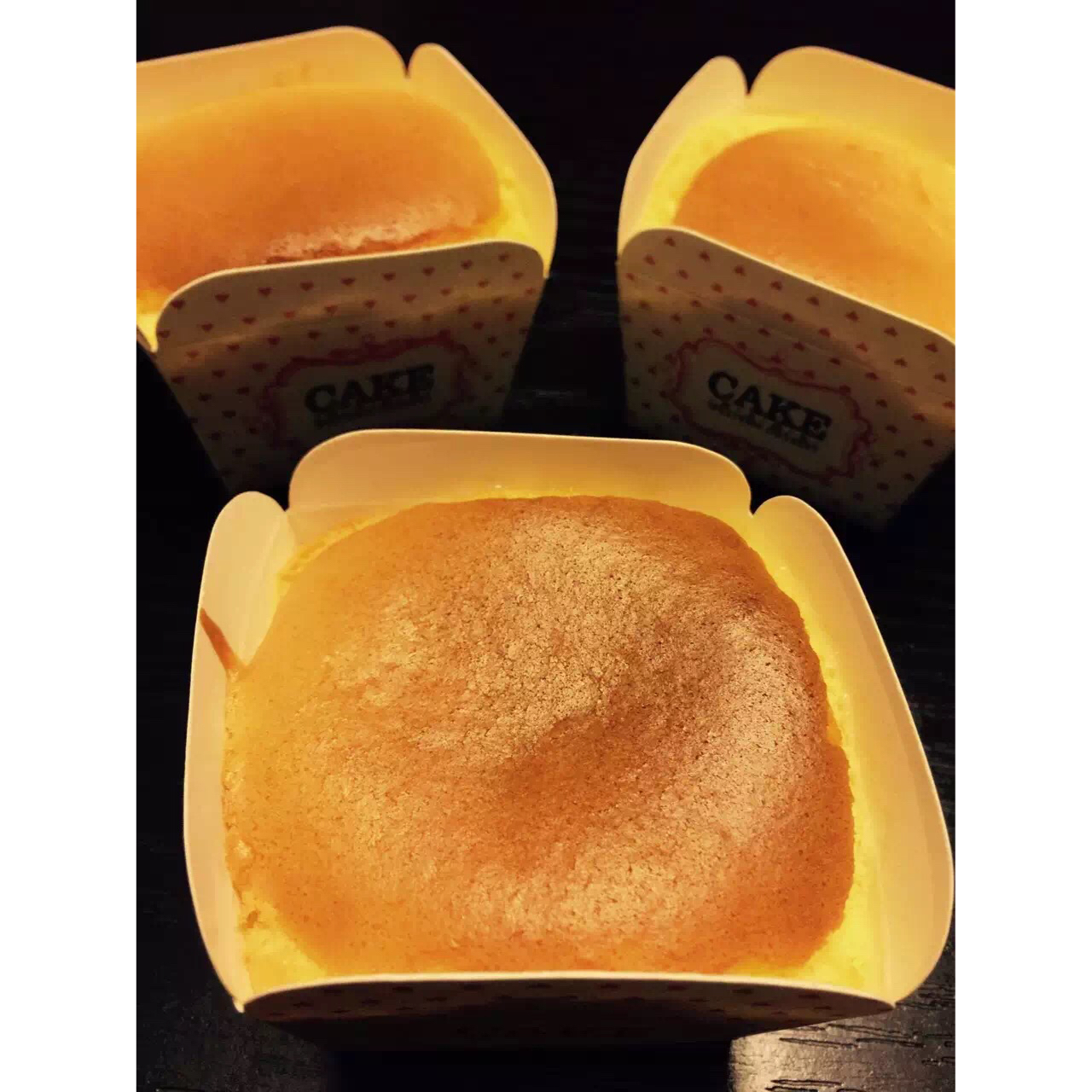 乳酪戚风小蛋糕