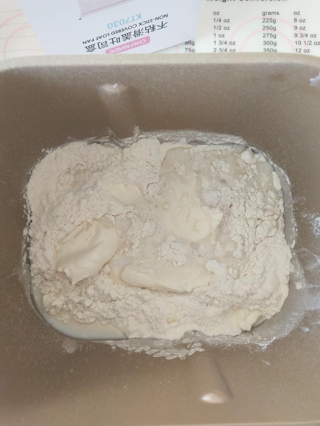 纯奶手撕吐司的做法 步骤1