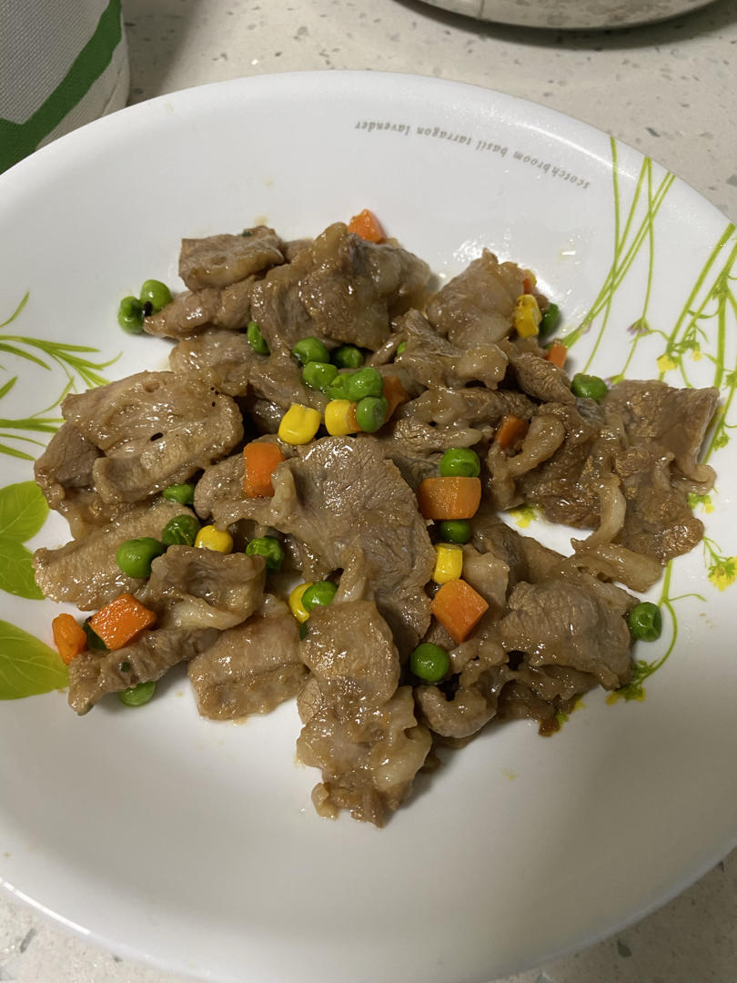 孜然青椒牛肉片