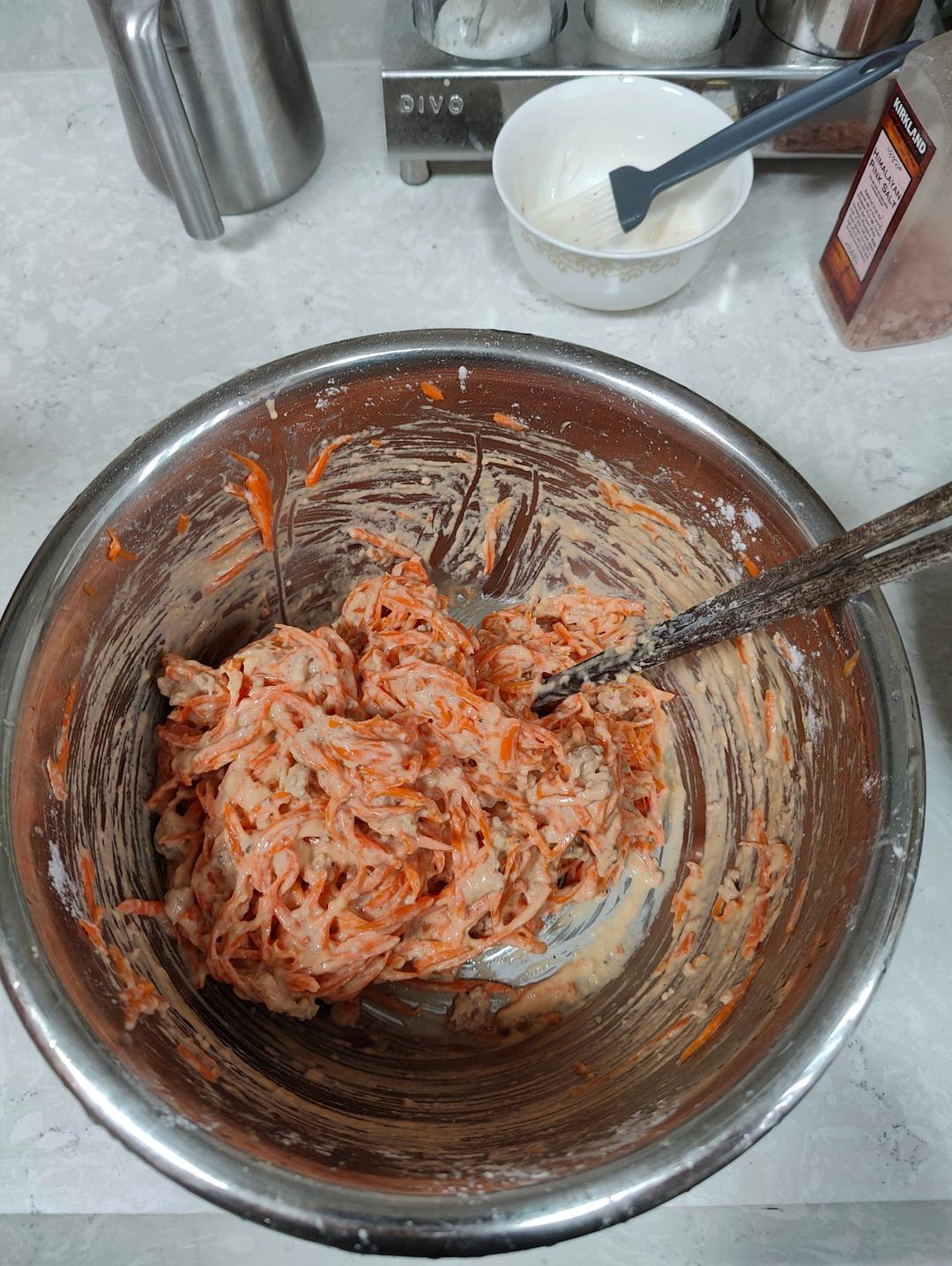 厨房小白都可以做的炸萝卜素丸子