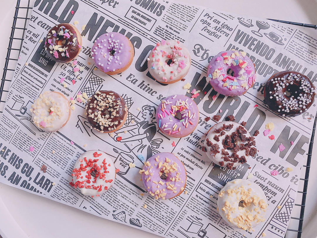 巧克力甜甜圈🍩（烤箱版）