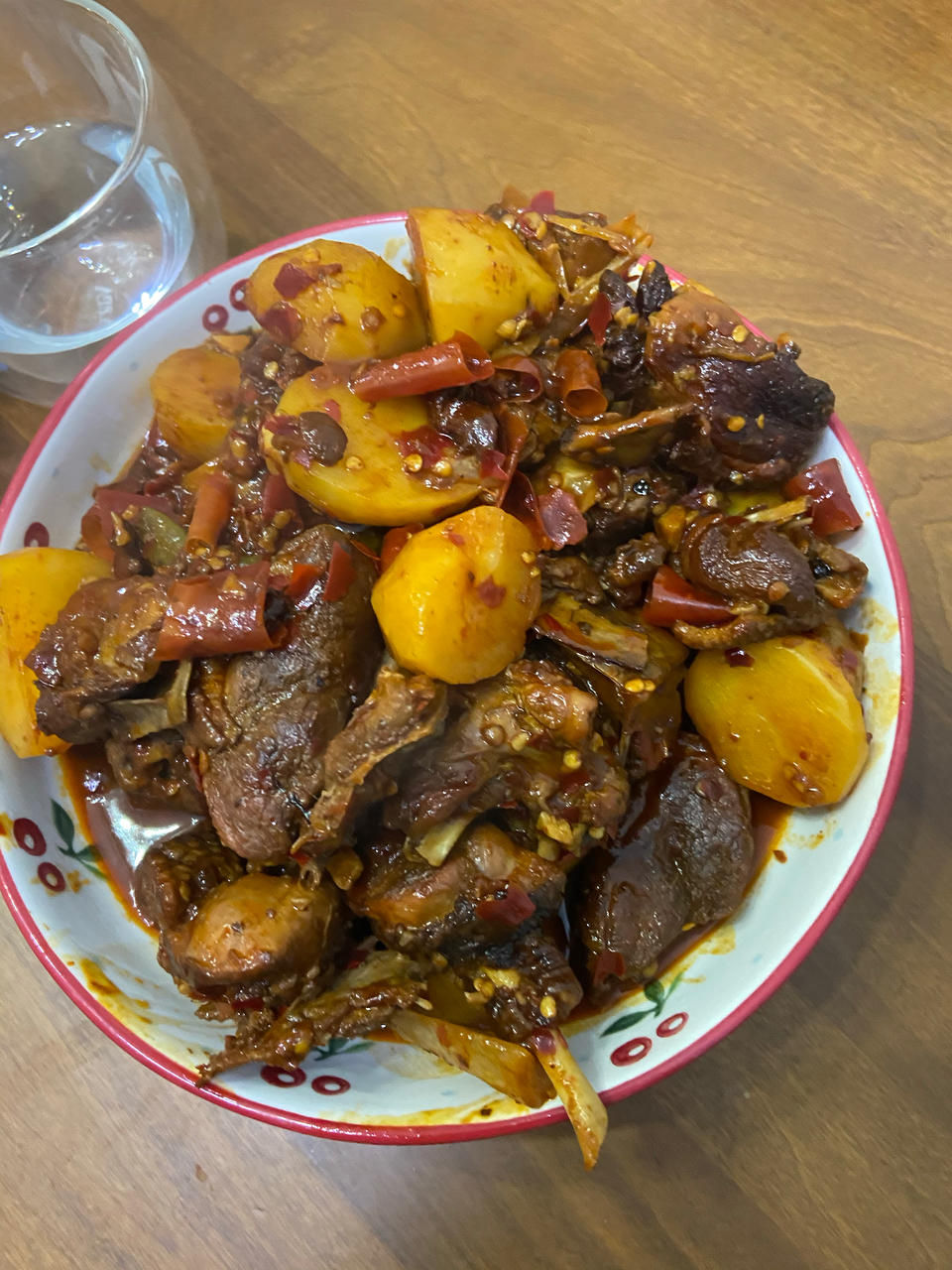 土豆烧鸭子