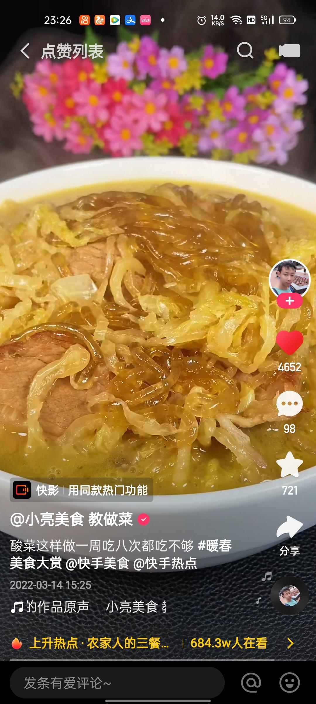 猪肉酸菜炖粉条的做法