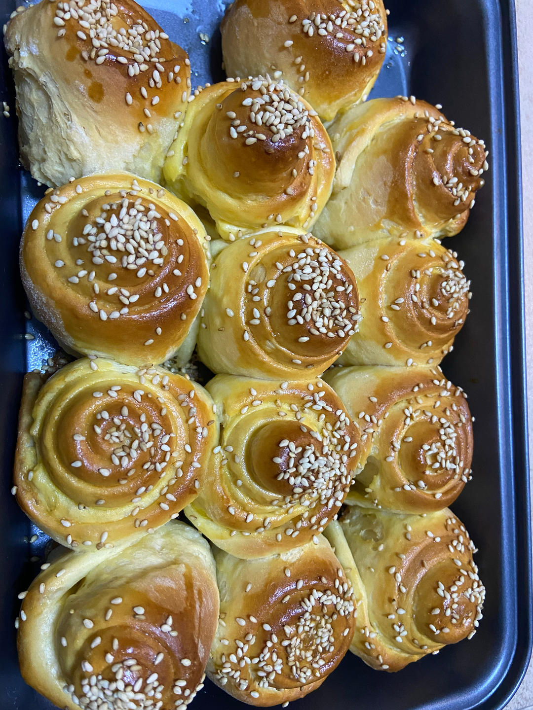 脆底蜂蜜小面包