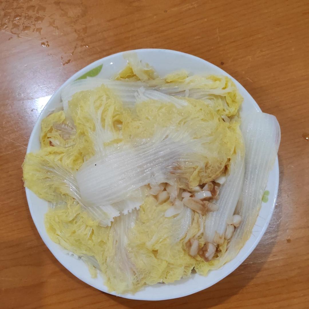 白菜粉丝蒸虾