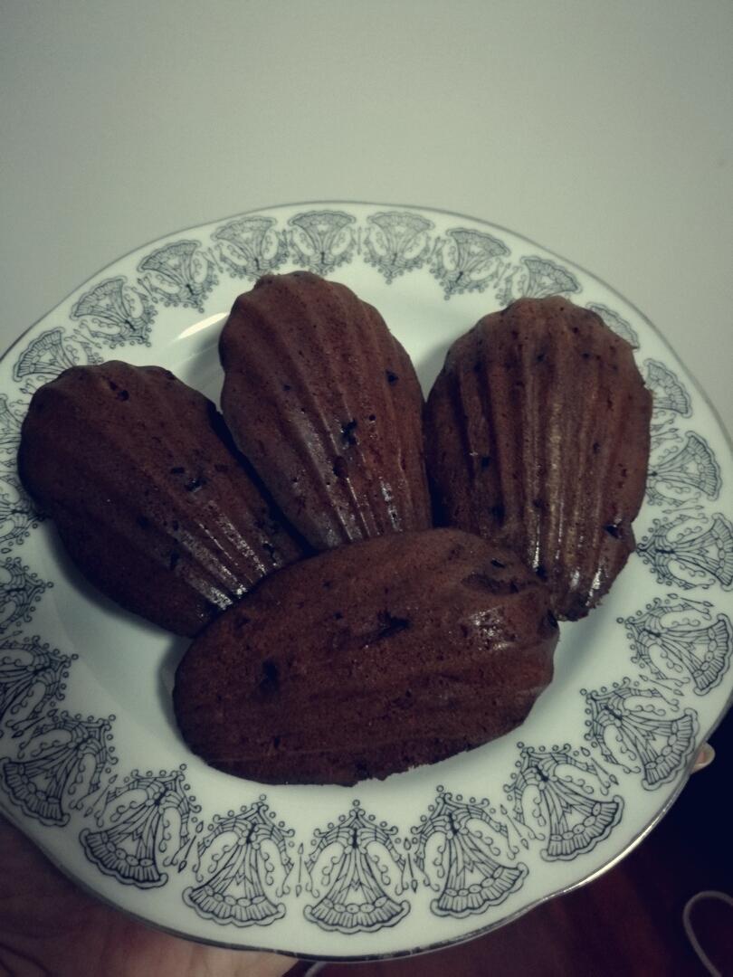 黑贝壳（威士忌黑巧克力玛德琳）