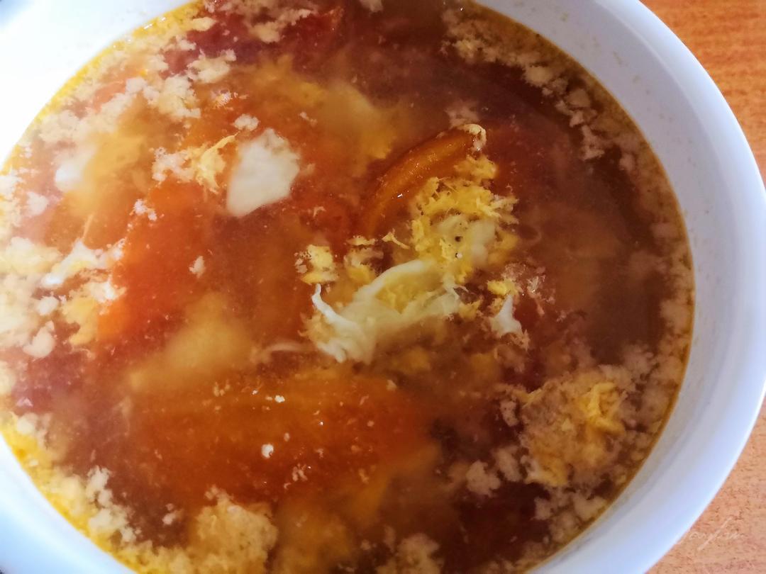 如何做出漂亮的西红柿蛋花汤