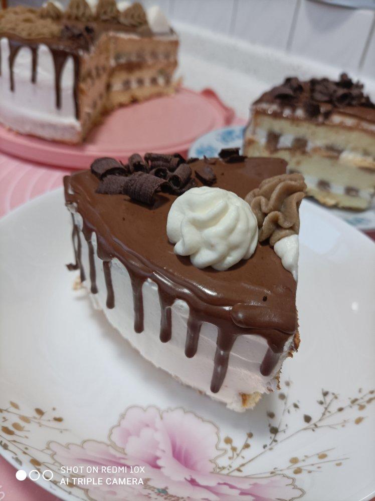 巧克力淋面格子蛋糕