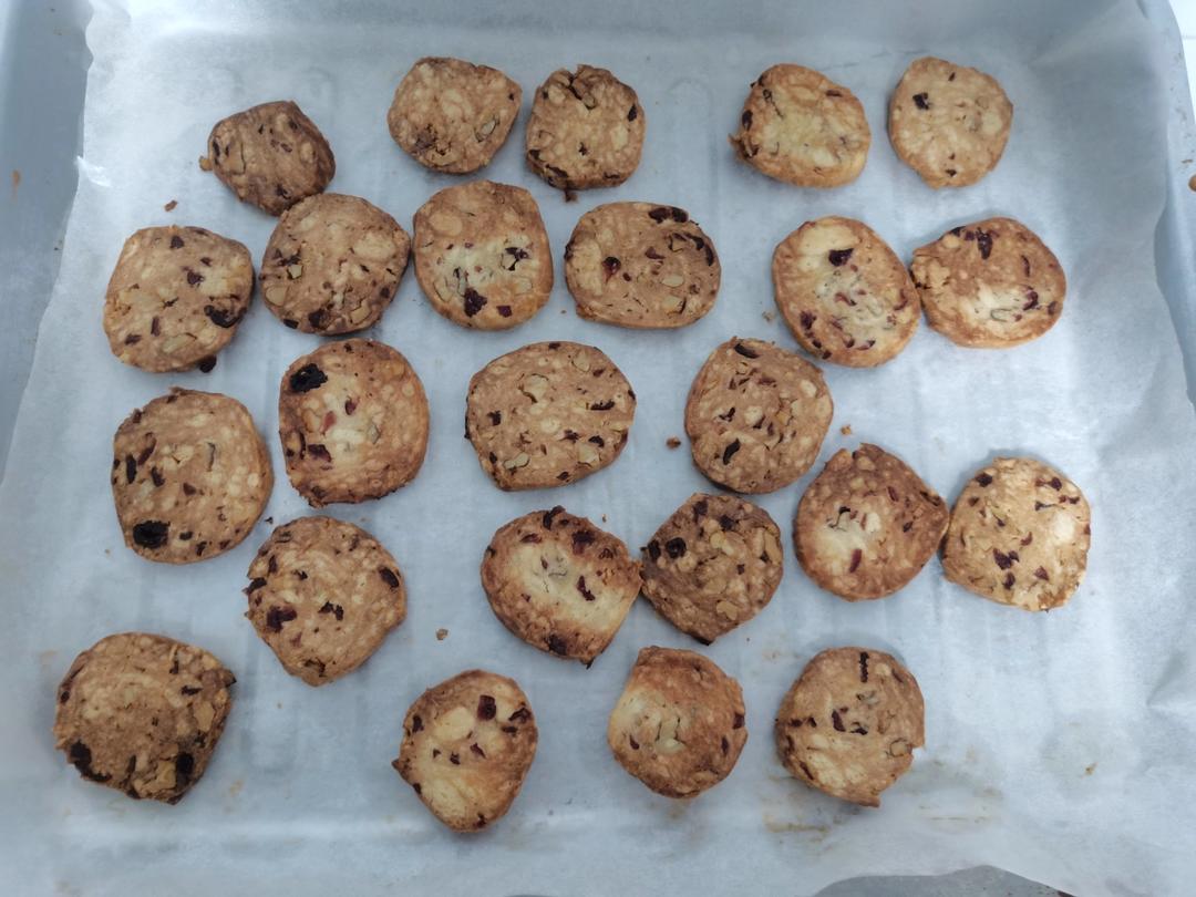 蔓越莓饼干（无需打发）