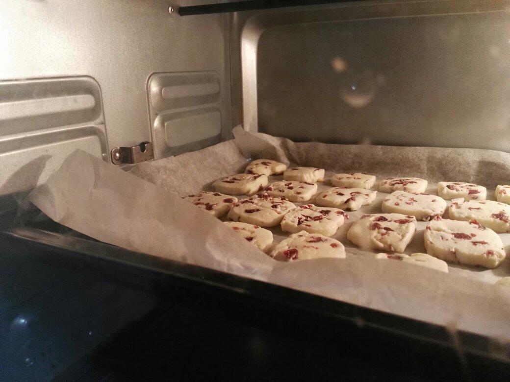 低糖少油版蔓越莓饼干