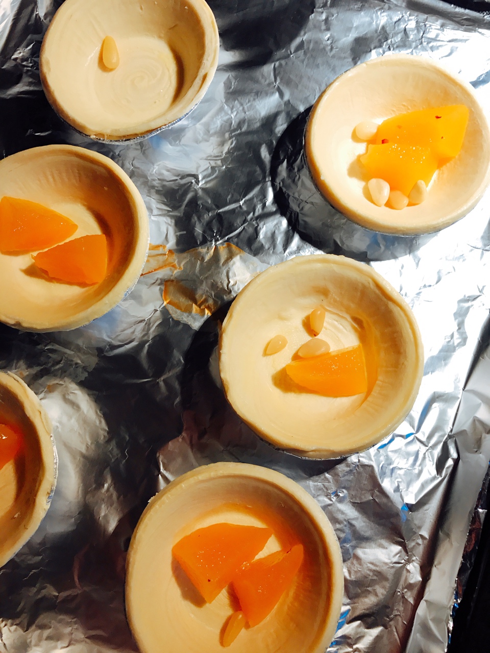 黄桃蛋挞的做法 步骤8