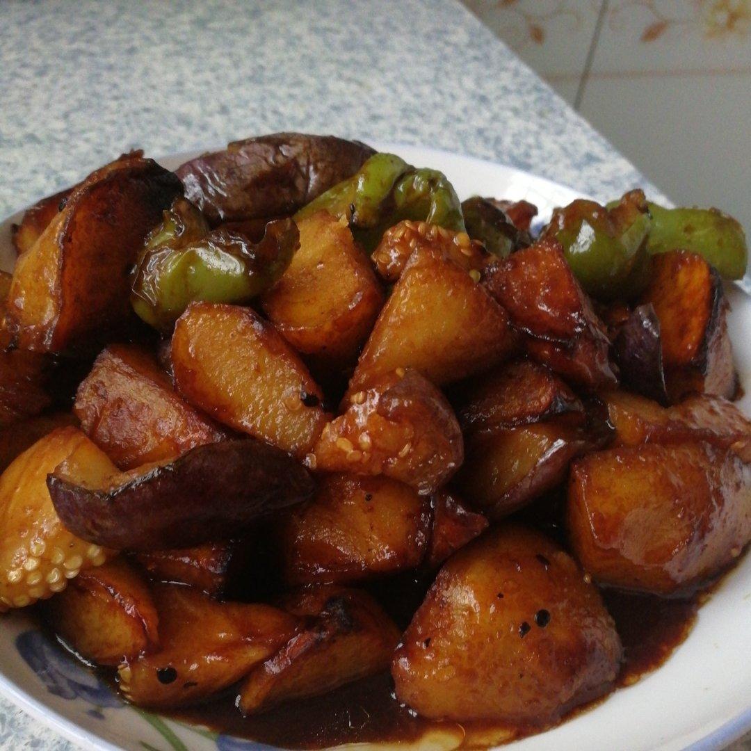 超下饭家常地三鲜
