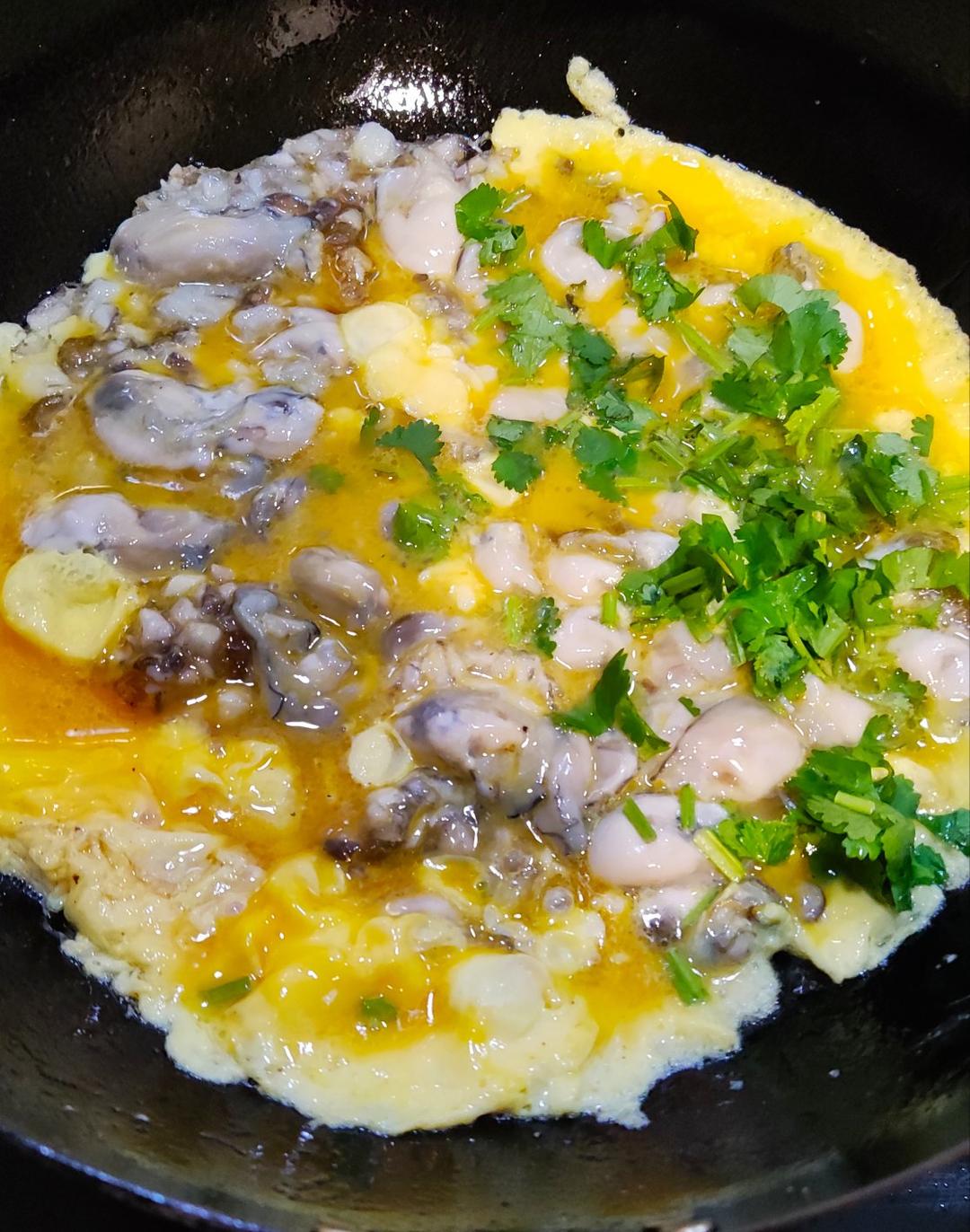 铸妈5460做的潮式蚝仔烙/大排档口味