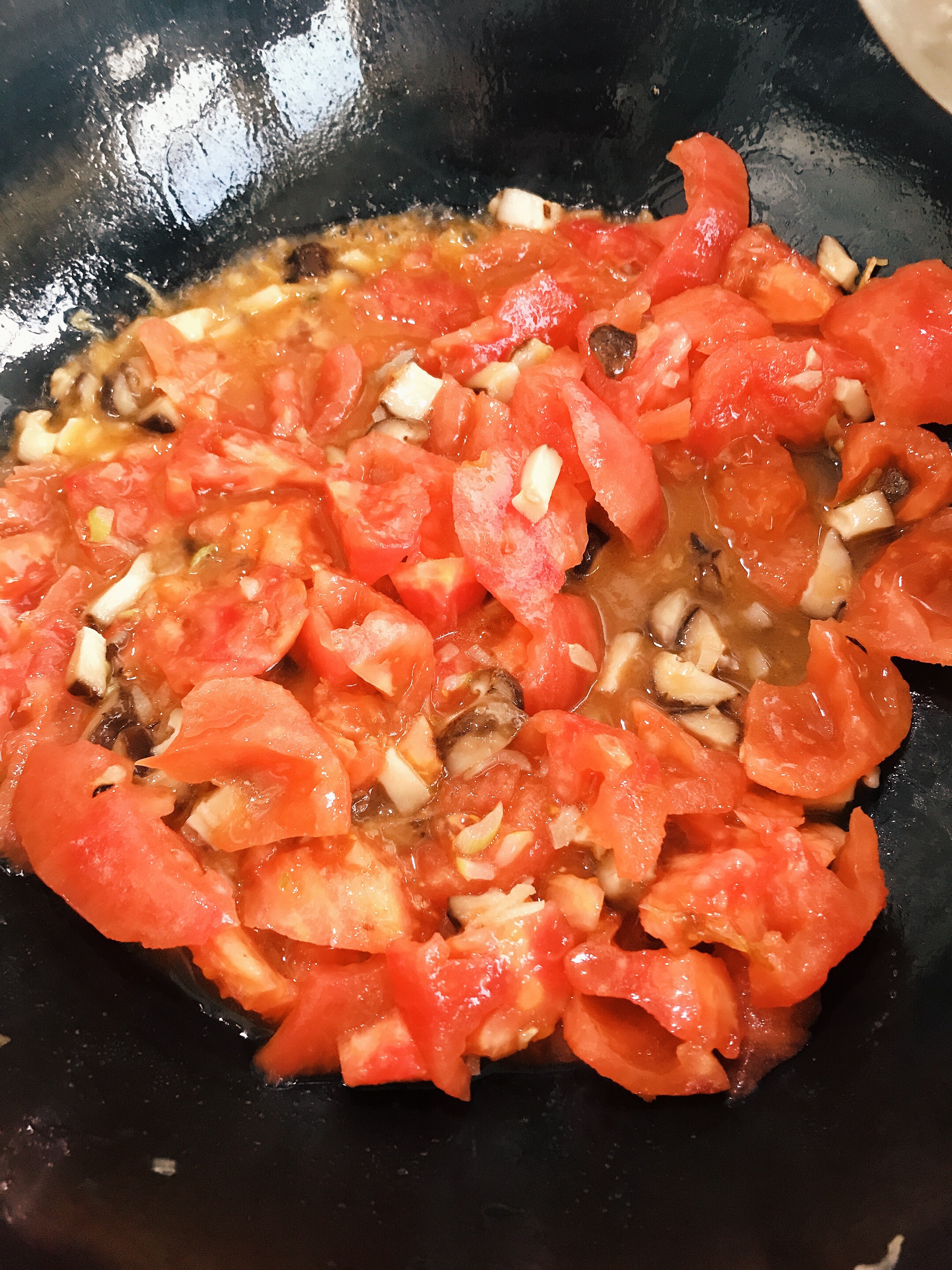 美味番茄咸饭（主食减量+饱腹）的做法 步骤4
