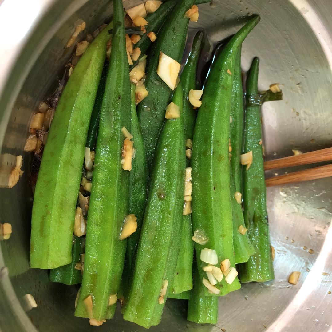 蒜蓉秋葵