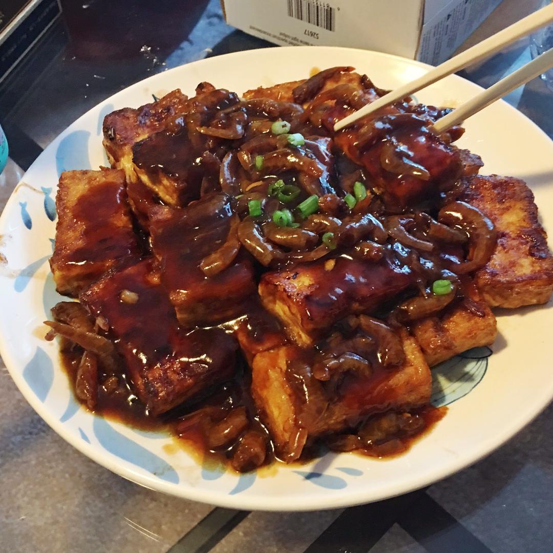 虾皮锅塌豆腐 （鲁菜）