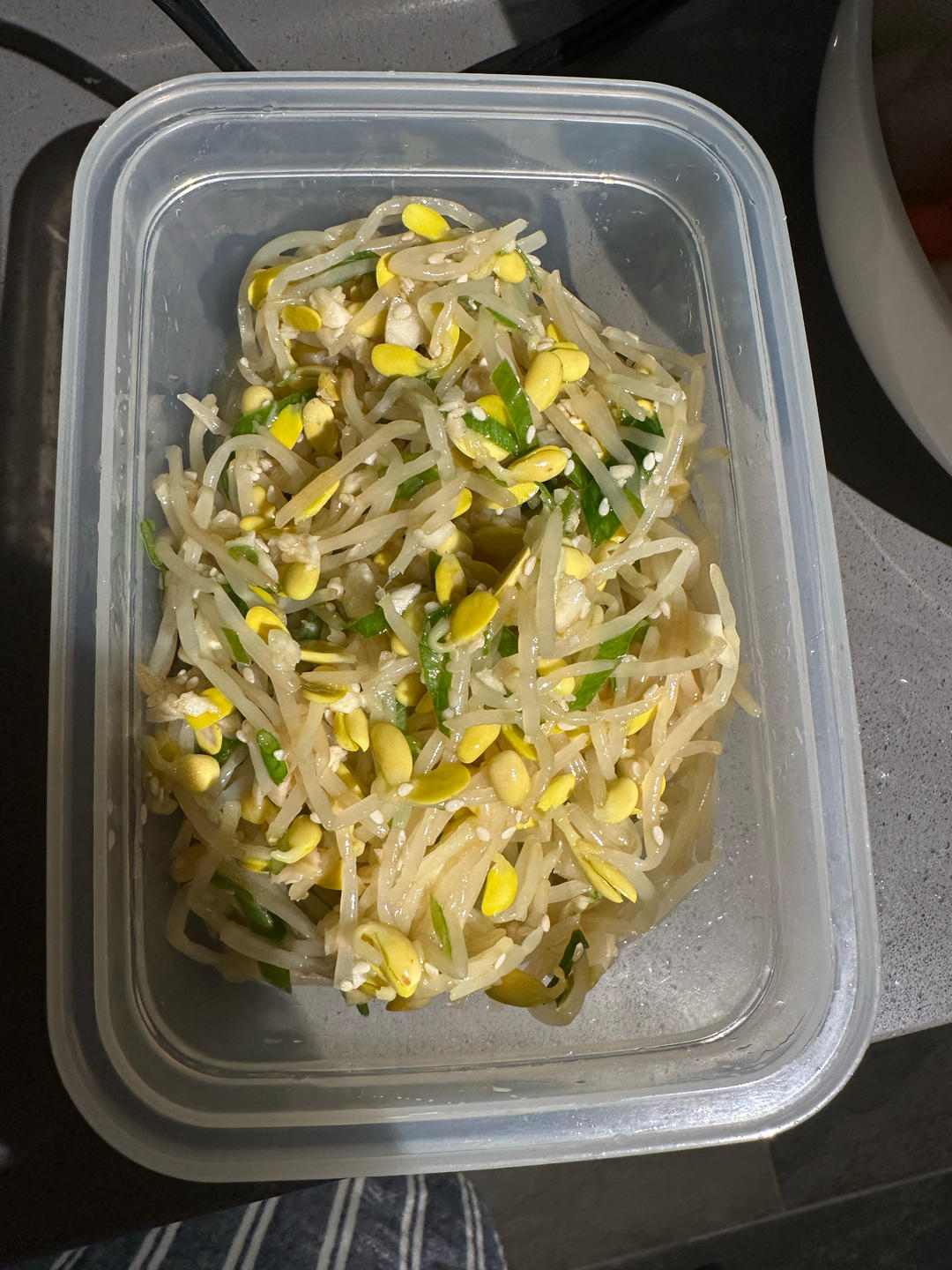 超简单韩式小菜 凉拌豆芽