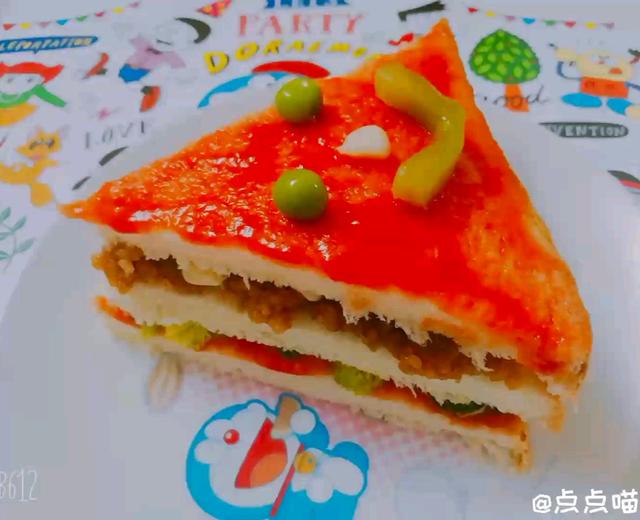 粽子节端午节粽香三明治早餐的做法
