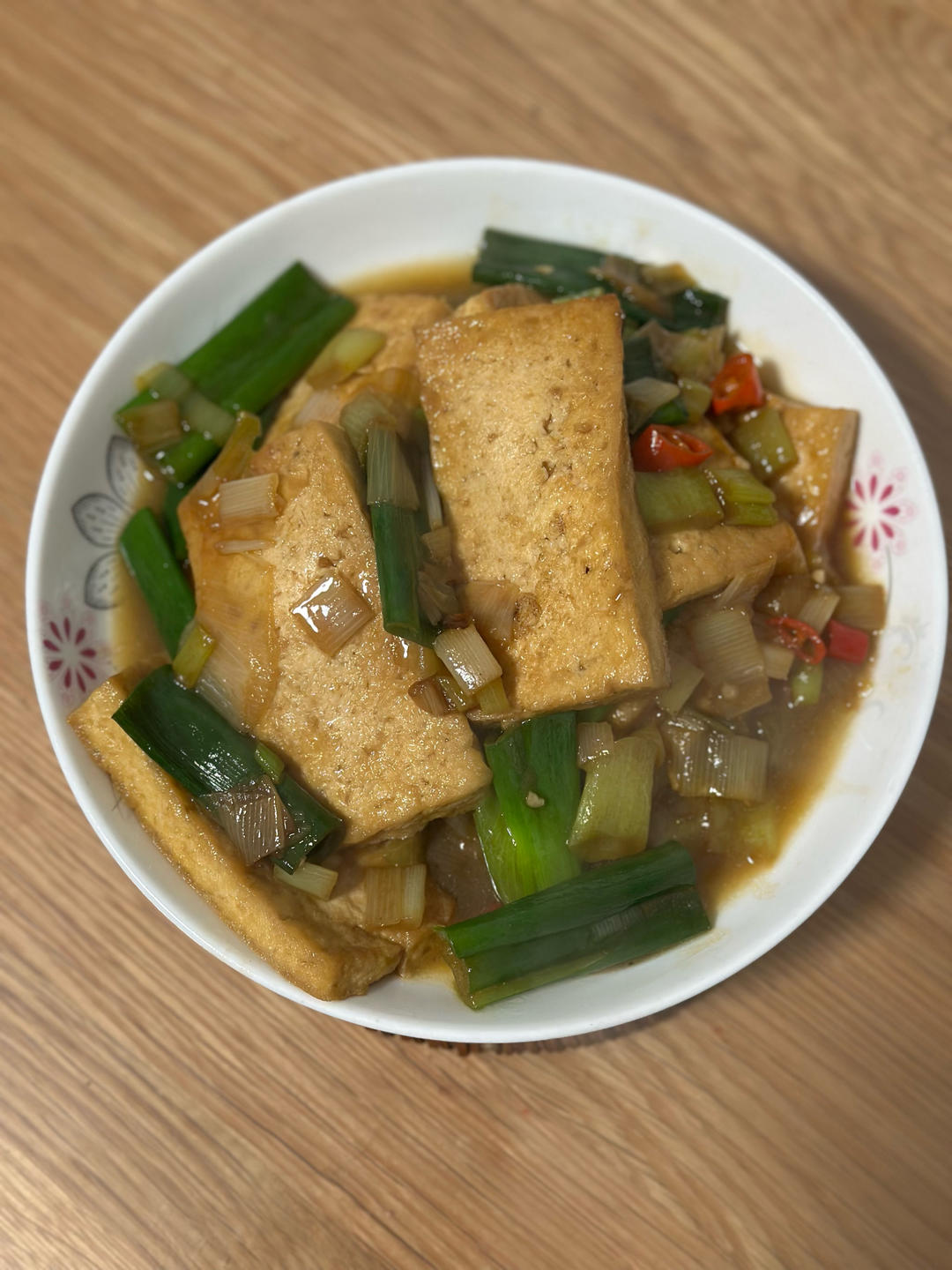 大葱烧豆腐