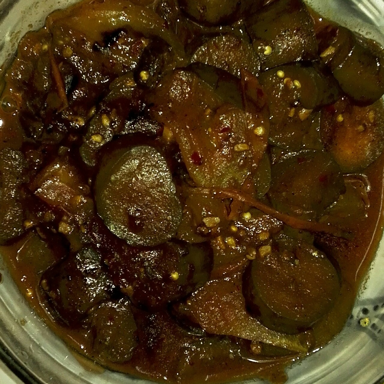 无油西红柿茄子煲