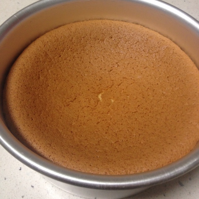 超简单完美戚风蛋糕（6寸2蛋）附打发、翻拌、脱模视频