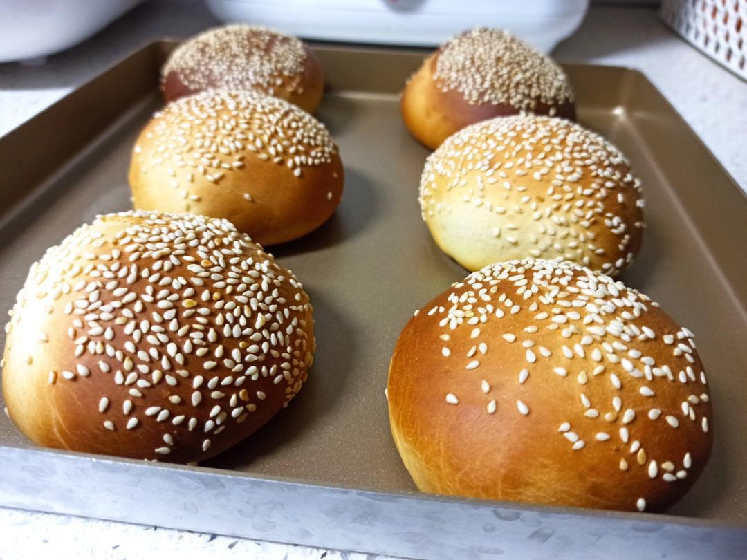 零失败汉堡胚（一次发酵）