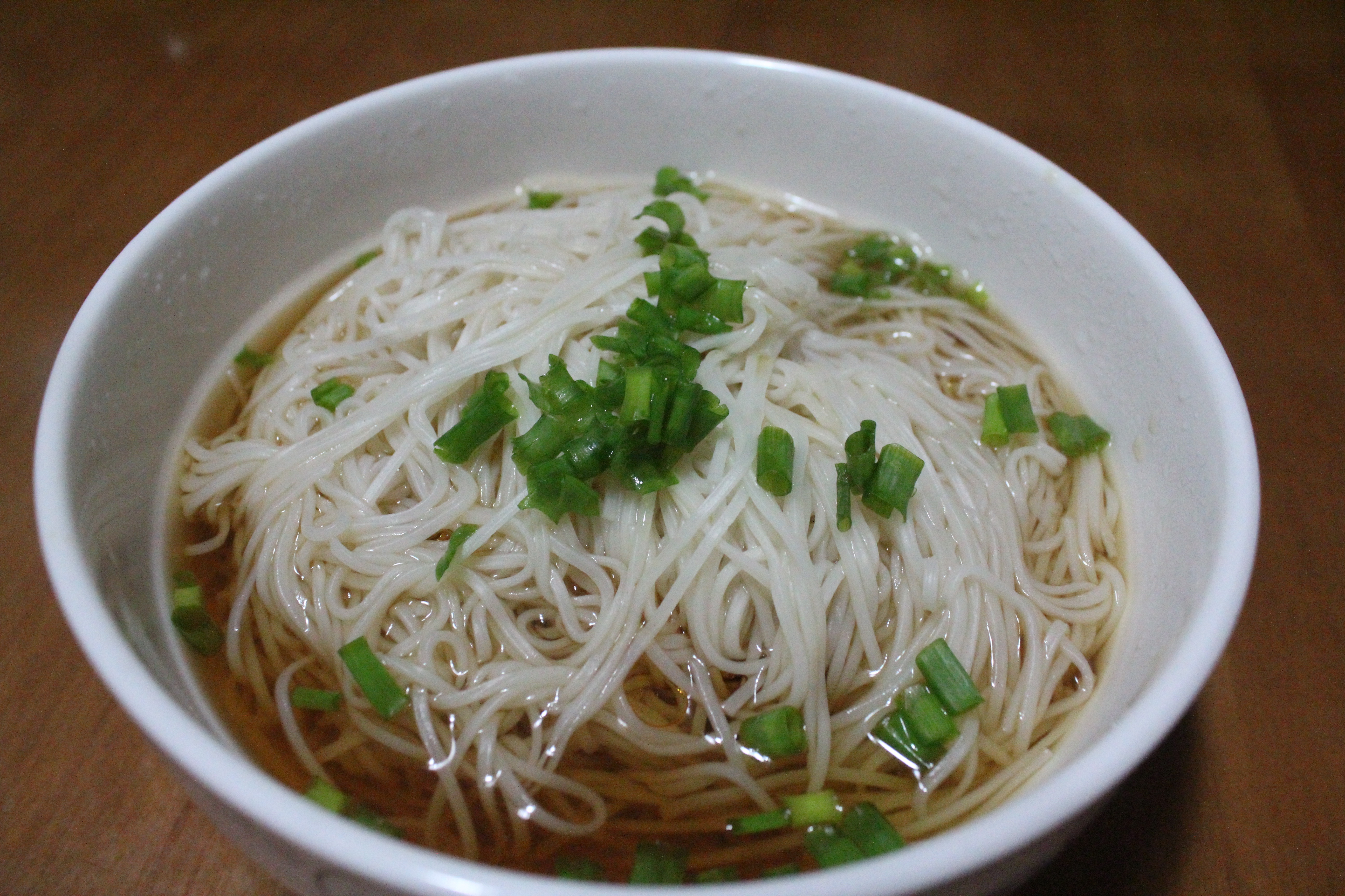 小葱麻油酱油面