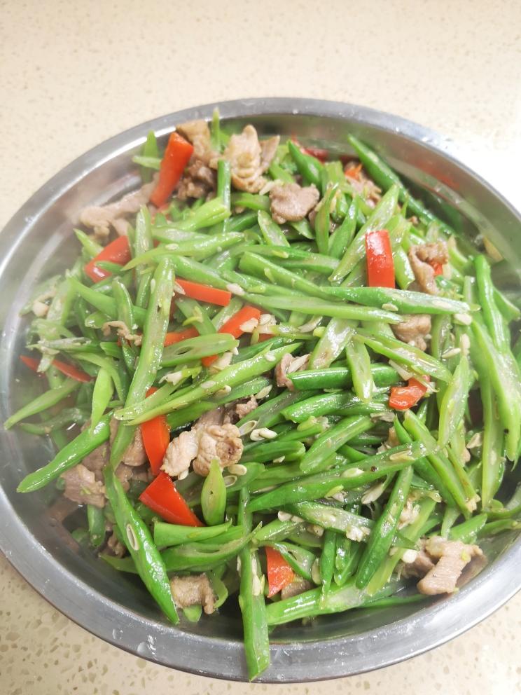 超好吃的四季豆炒肉