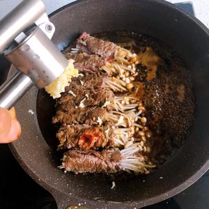 【减脂期】低脂高蛋白金针菇牛肉卷的做法 步骤8