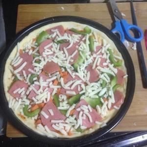 培根披萨的做法 步骤5