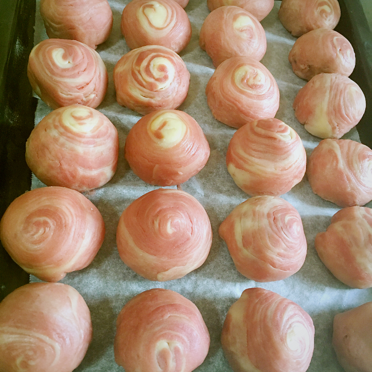 麻薯香芋酥/台湾大甲芋头酥(无猪油完美复刻2015.10修订各种抹茶酥、绿茶酥、蛋黄酥、紫薯酥通用哟）