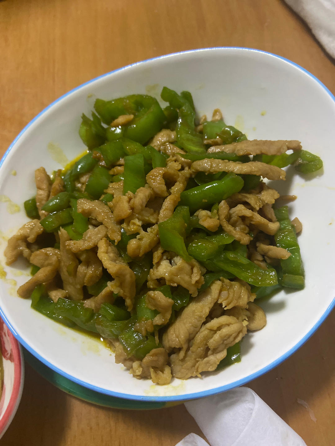 青椒炒肉丝