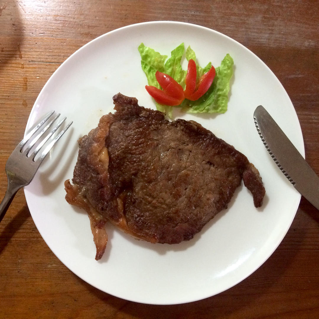 辣椒面面做的简易顶级煎牛排