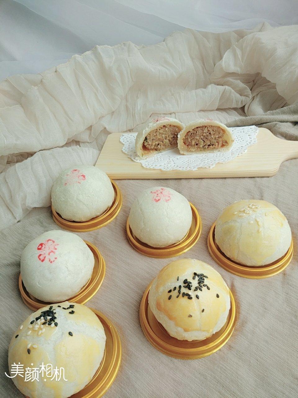 泳式鲜肉榨菜月饼