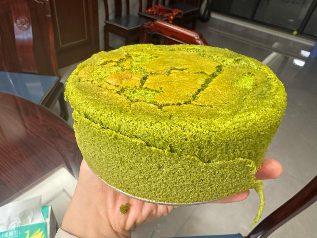🍵清新治愈抹茶戚风——不容易消泡的秘密