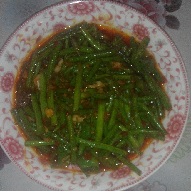 蚝油蒜蓉长豆角