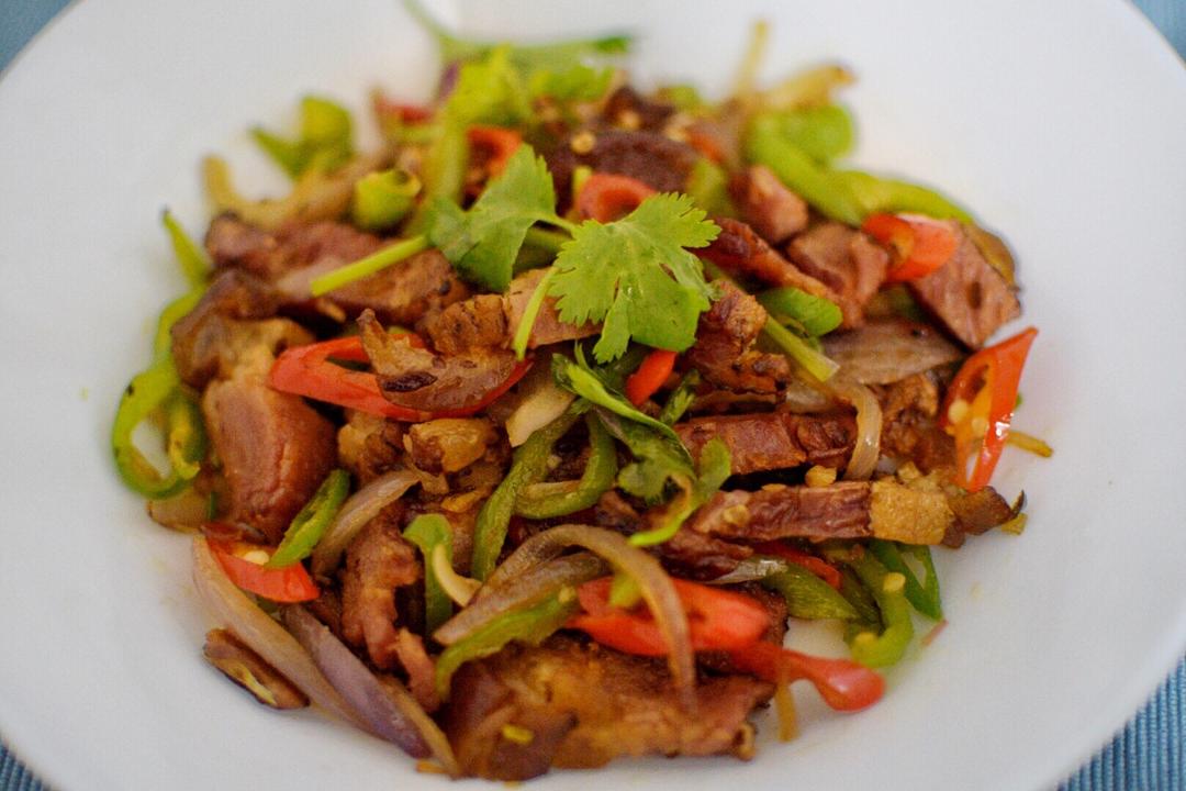 青椒腊肉