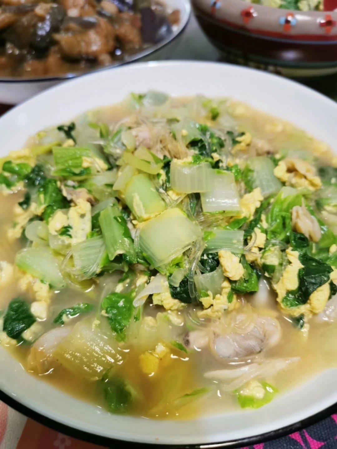 小白菜炒鸡蛋