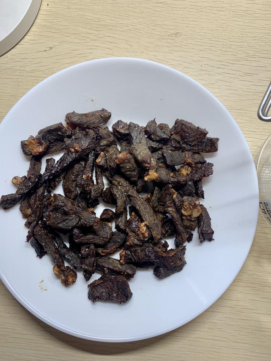 追剧小零食：牛排做牛肉干的做法