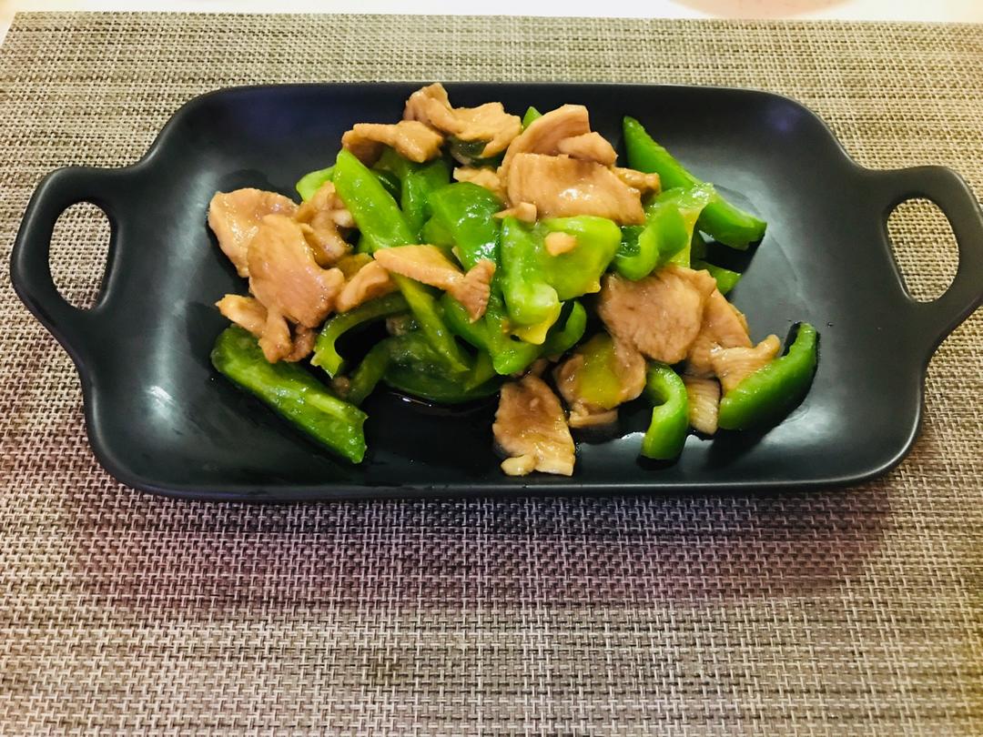 青椒炒鸡腿肉（大厨级别）